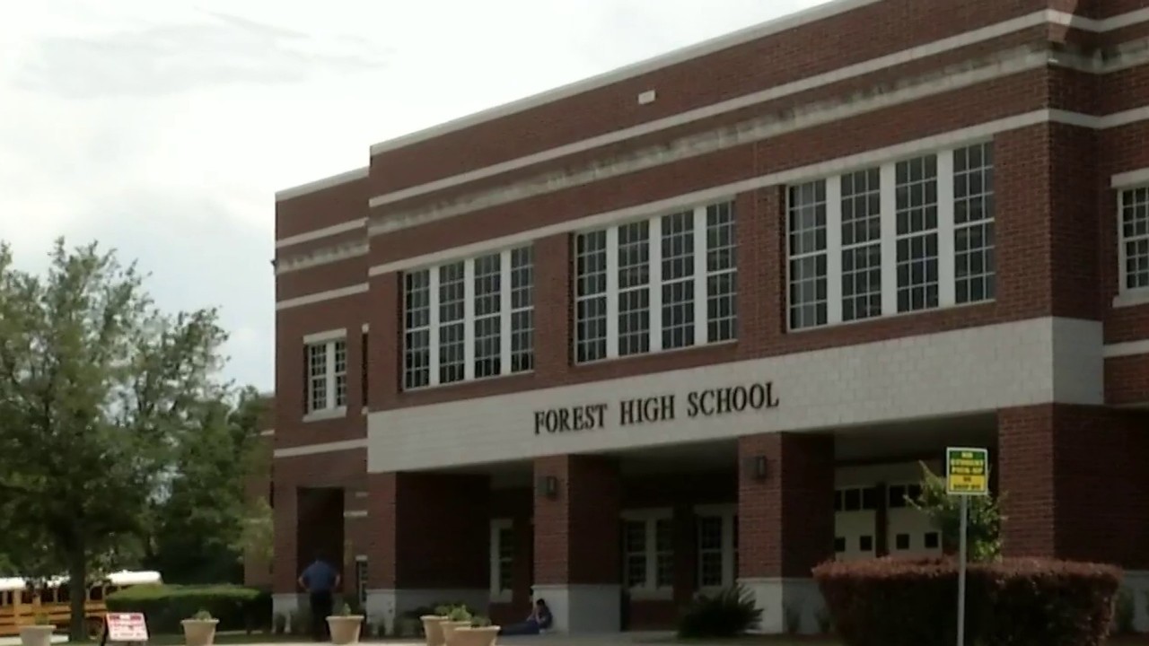 Students return to Forest High School days after oncampus...
